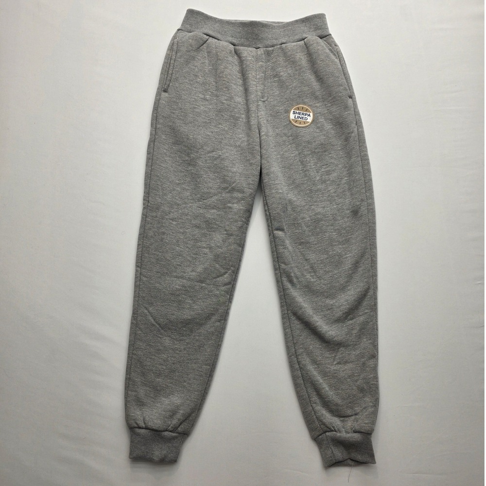 NEW WT Tony Hawk Sherpa Lined Joggers Kids M(10/12) Grey Sweatpants